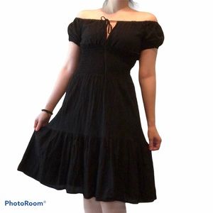 Tommy Bahama Black Cotton Dress